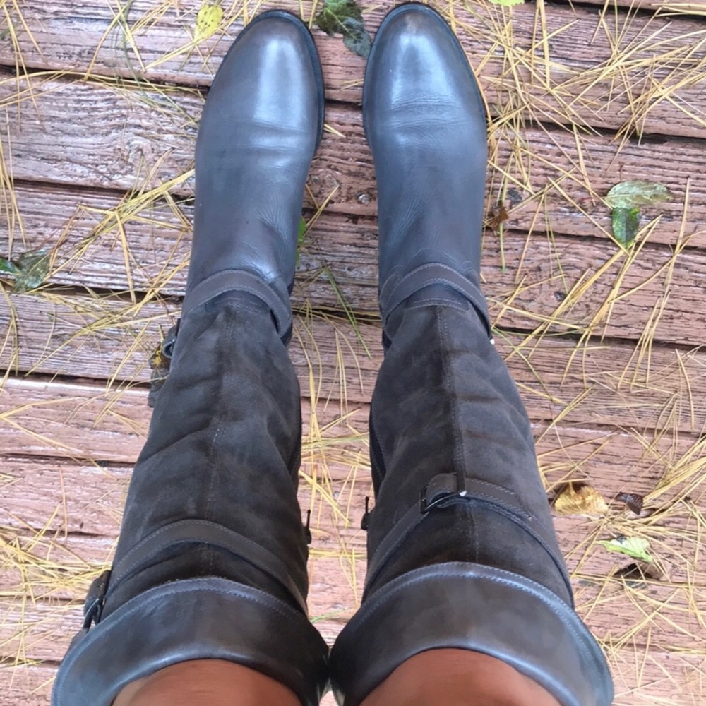 MEUCCI Griff Flat Stretch Over-the-Knee Boot